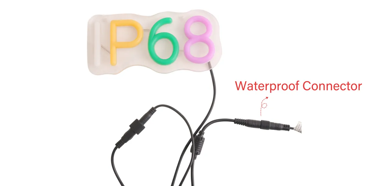 Custom Neon Signs Waterproof Connectors Custom Neon Signs Waterproof Connectors
