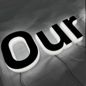 Edge-Lit Acrylic Illuminated Channel Letters