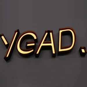 Exposed Neon Channel Letters