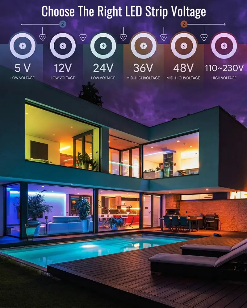 Why LED Strip Projects Fail_Choosing the Wrong Voltage