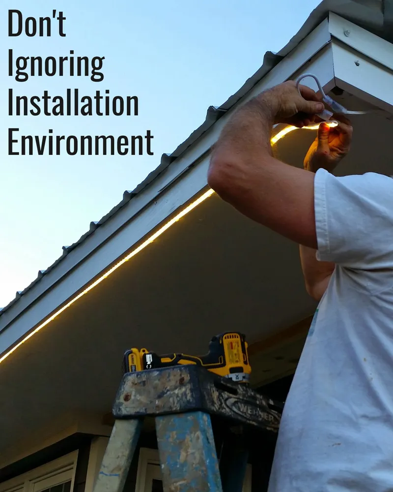 Why LED Strip Projects Fail_Ignoring Installation Environment