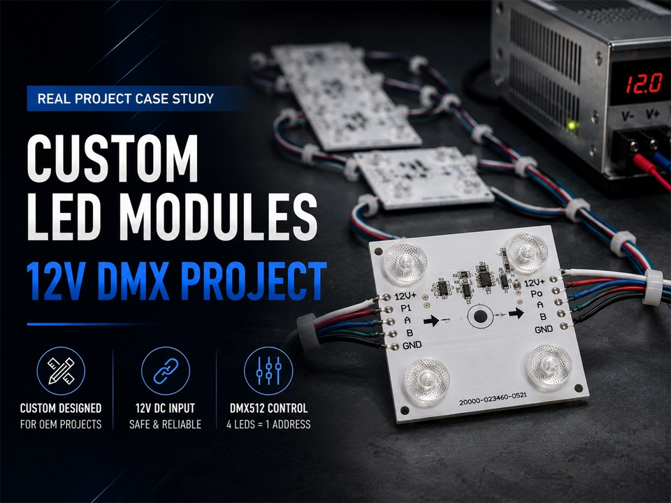 Custom-12V-DMX-LED-Moduły-Study-Study-Study