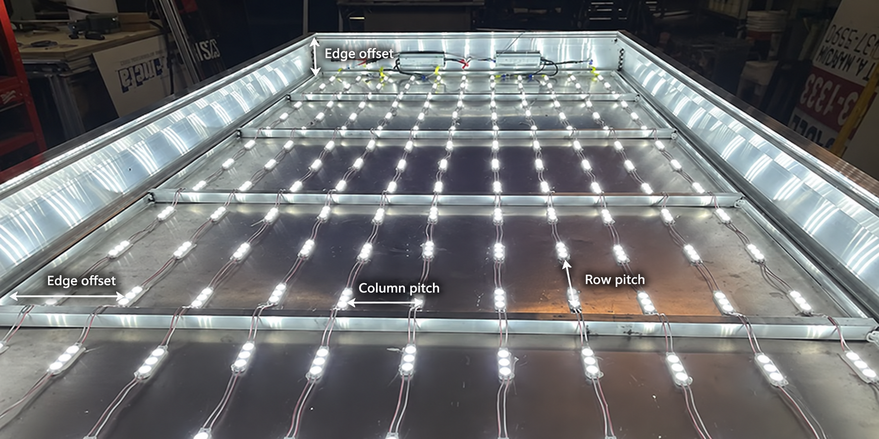 LED Module Spacing Guide LED Module Spacing Guide