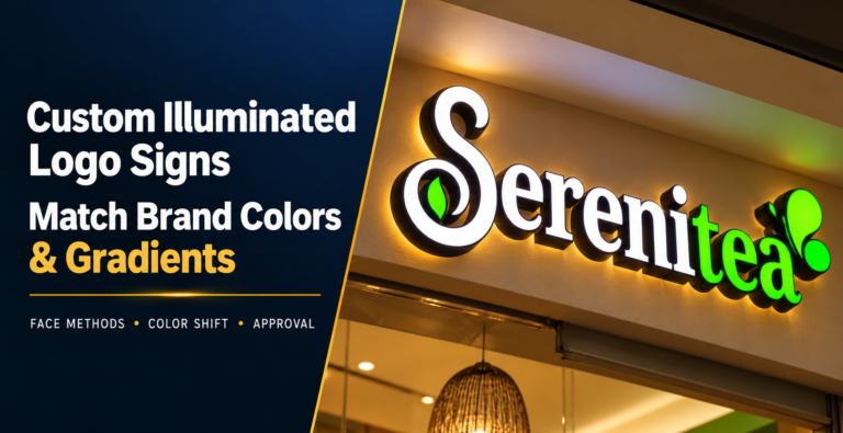 Custom Illuminated Logo Signs