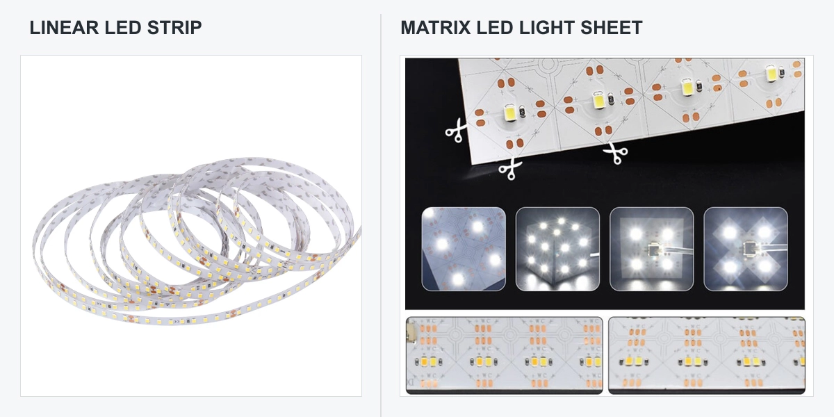 led-strip-vs-matrix-led-light-sheet led-strip-vs-matrix-led-light-sheet